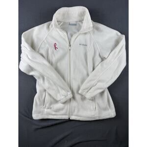 Columbia Soft shell Jacket Women’s Large Breast Cancer Awareness Fleece Lined
